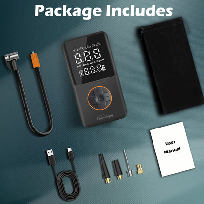 Portable Wireless Car Tire Inflator Digital Pressure Gauge - Smarsty