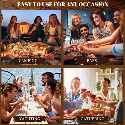 Glass Top Smoker Cocktail Smoker Kit With 4PCS Wood Chips Bartender Accessories For Whiskey Drinks Smoking Gift Kit for Men - Smarsty