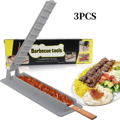 Manual Kebab Maker Tool for Easy BBQ Skewers - Smarsty