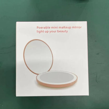 Personalized LED Lighted Compact Makeup Mirror For Women - Smarsty