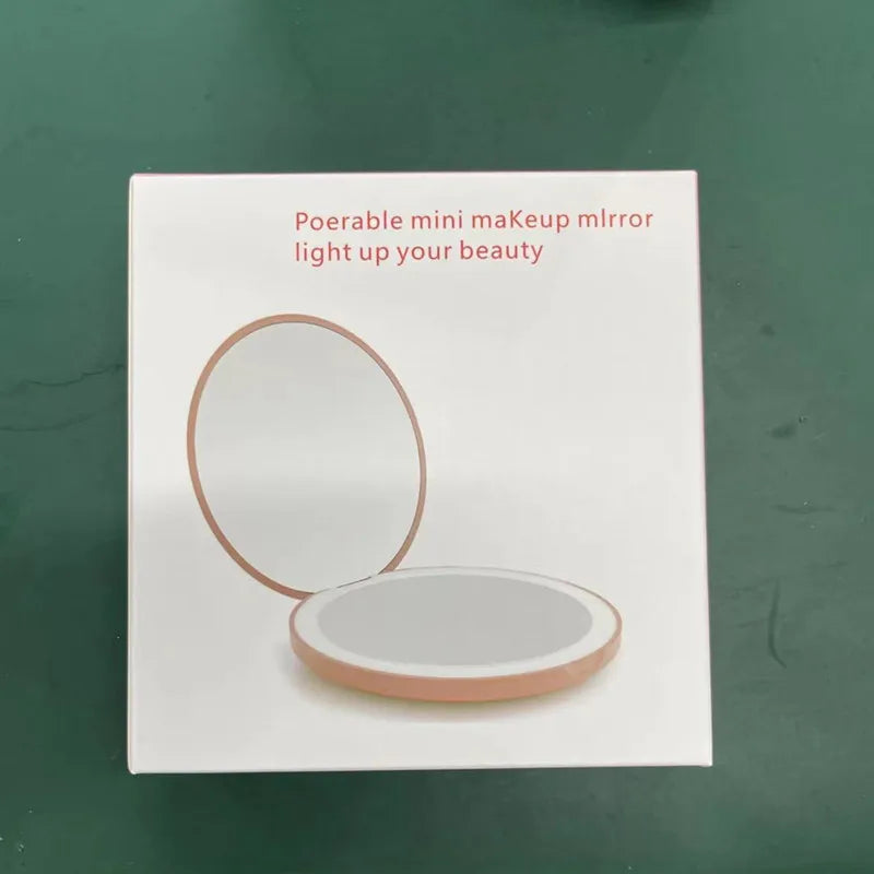 Personalized LED Lighted Compact Makeup Mirror For Women - Smarsty