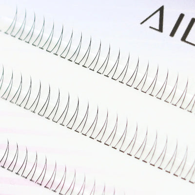 J Curl V Shape Natural Bottom Eyelashes for Manga Look - Smarsty