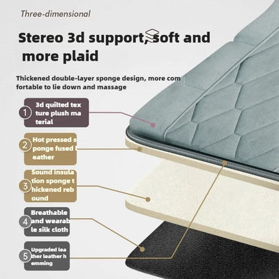 Electric Full Body Massage Mattress With Heating Relaxation Feature - Smarsty