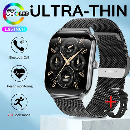 Ultra Thin Smart Watch for Men with AMOLED Screen - Smarsty