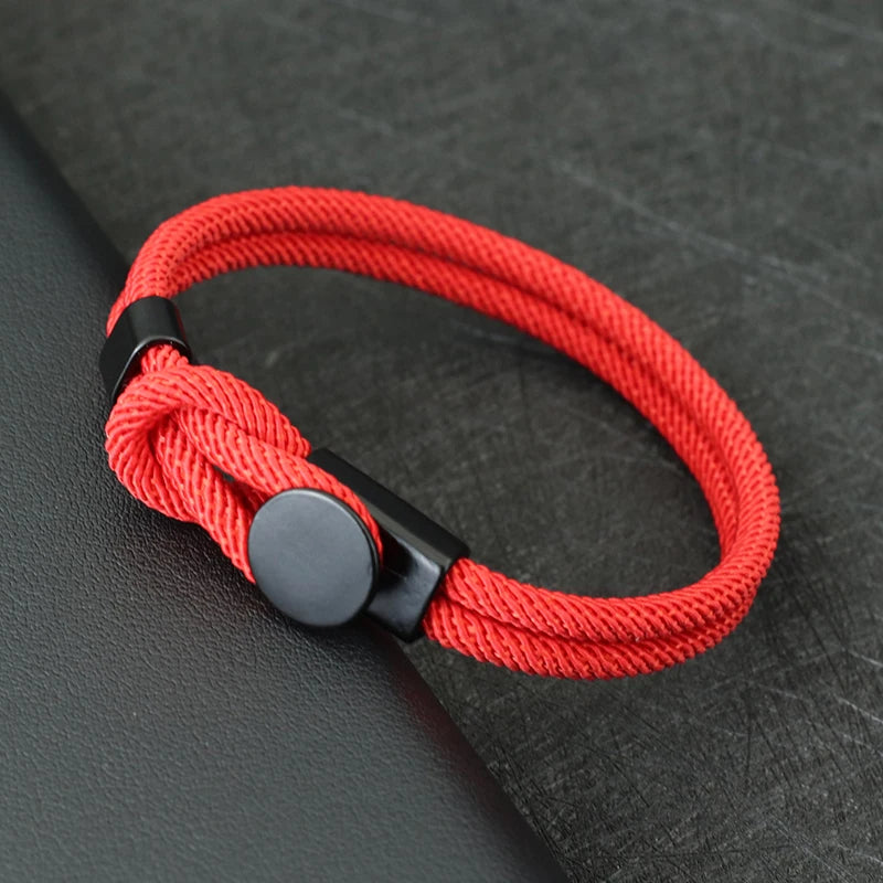 Men's Double Layer Rope Bracelet Gift for Him - Smarsty