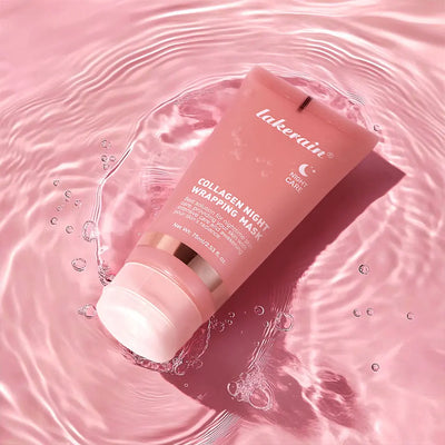 Night Collagen Wrapping Mask Rejuvenation Moisturizing Brightening Korean Face Mask Make Glowy Skin Elasticity Facial Mask - Smarsty
