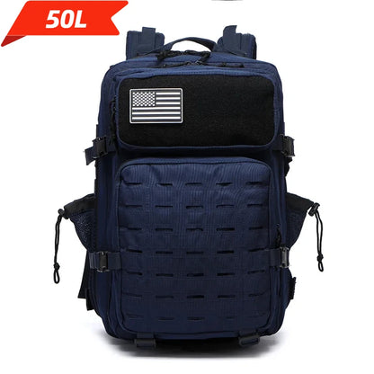25L/50L Tactical Backpack Bag Hunting MOLLE Backpack GYM For Men EDC Outdoor Hiking Rucksack Witch 2 Bottle Holders - Smarsty