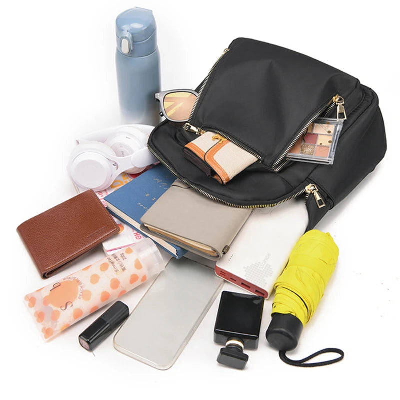 Waterproof Women Backpack Large Capacity Travel Rucksack - Smarsty