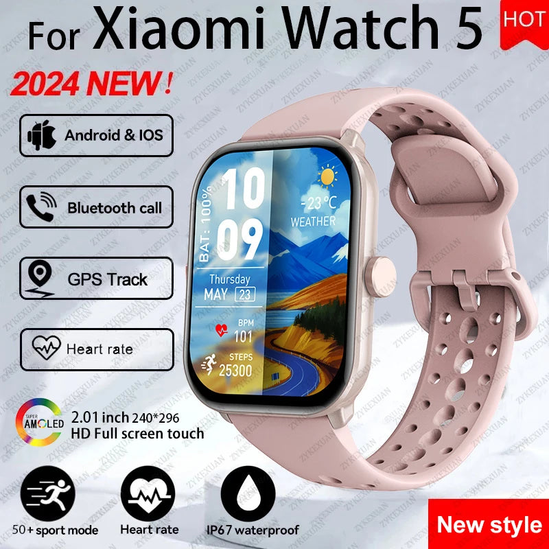 Xiaomi Watch 5 Global Version HD AMOLED GPS Smart Watch - Smarsty