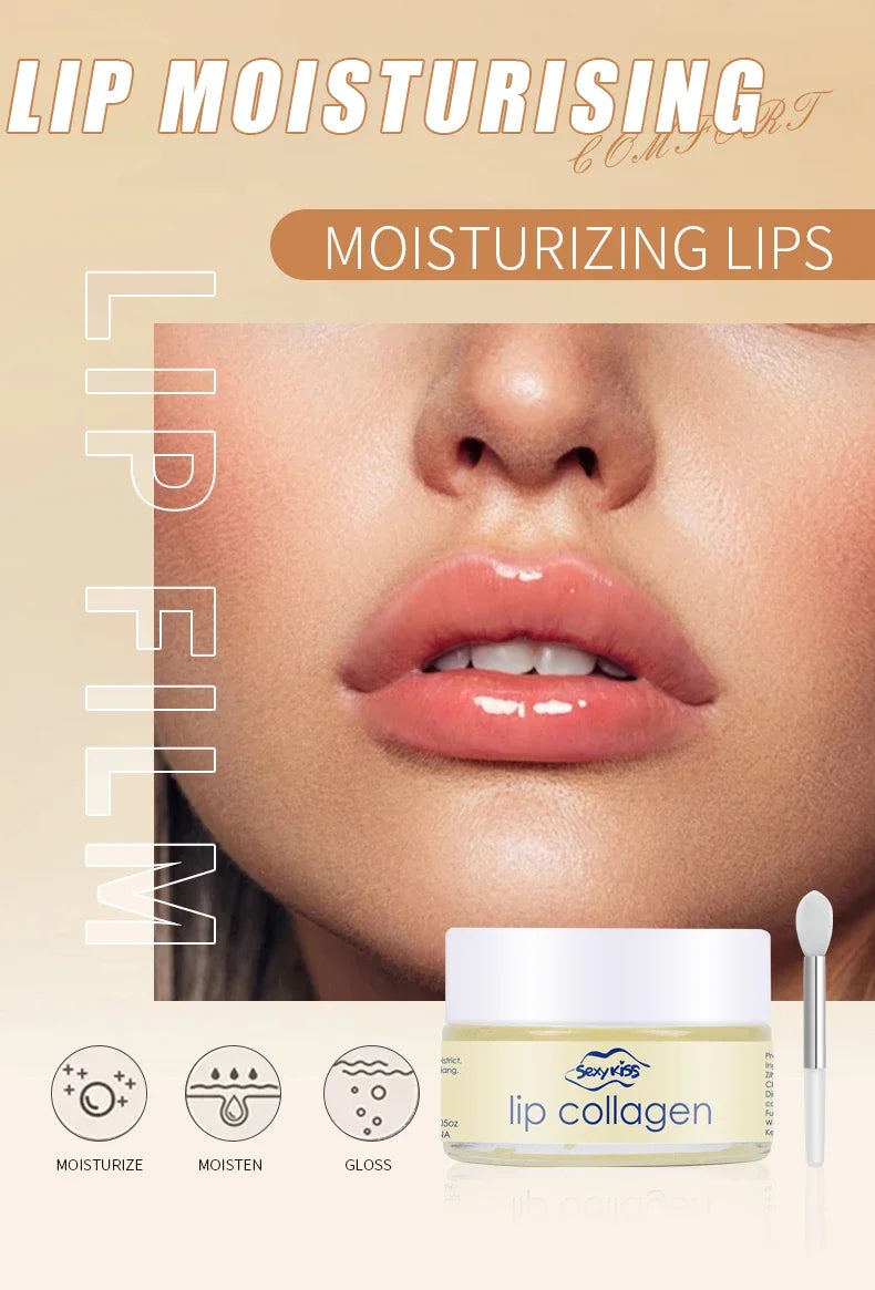 Hyaluronic Acid Collagen Lip Mask for Deep Hydration - Smarsty