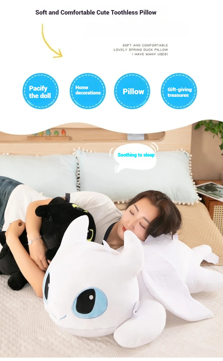 In Stock Little Flying Dragon Kawaii Plush Toy Lying Posture Style Toothless Doll Pillow Toys Children Couple Birthday Gift
