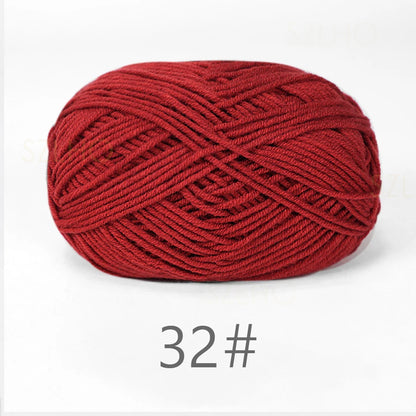 Soft Milk Cotton Yarn for Hand Knitting Projects - Smarsty