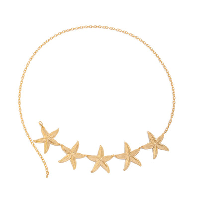Vintage Metal Starfish Belly Chain for Women - Smarsty