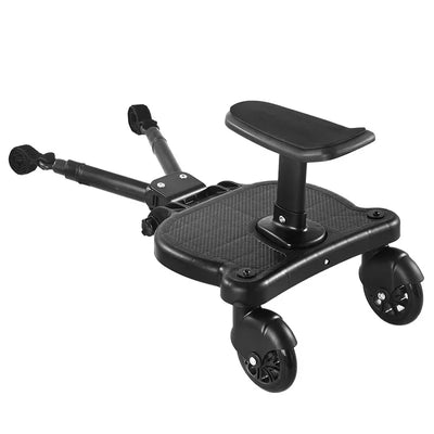 Universal Strollers Step Board Adapter with Seat Second Child Jogger Twins Scooter Baby Pram Hitchhiker Bumper by Smarsty