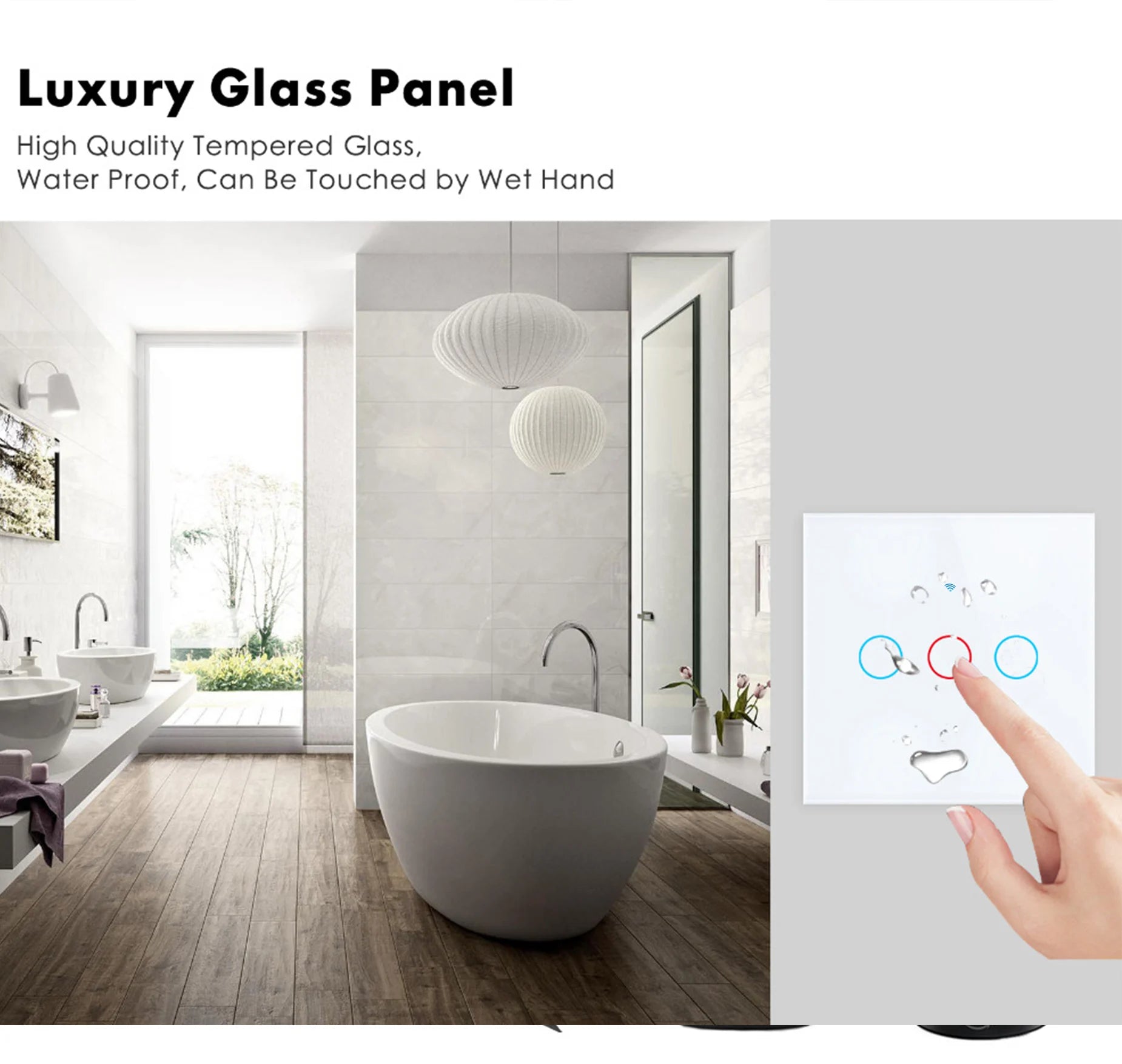 Smart WiFi Touch Light Switch with Remote Control - Smarsty