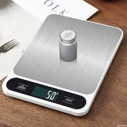 Digital Kitchen Scale With LED Display Waterproof Design - Smarsty