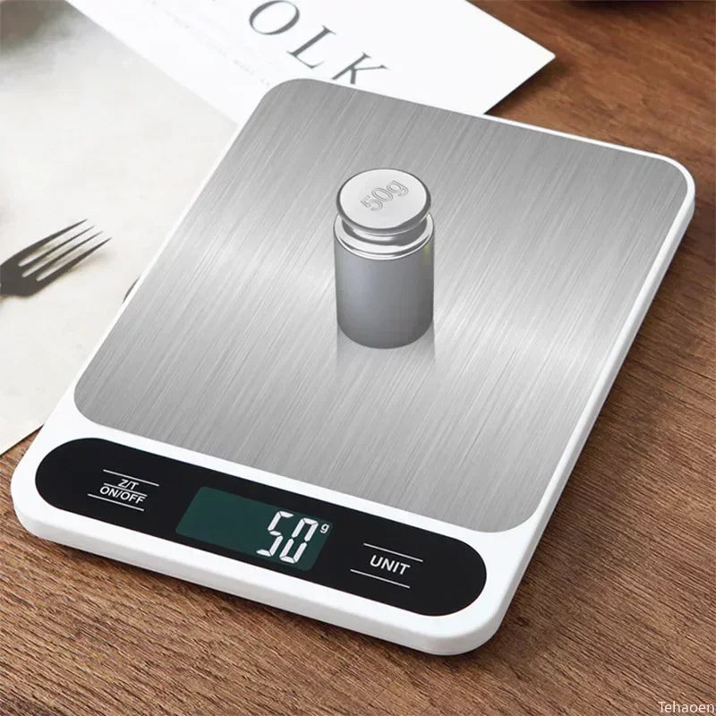 Digital Kitchen Scale With LED Display Waterproof Design - Smarsty