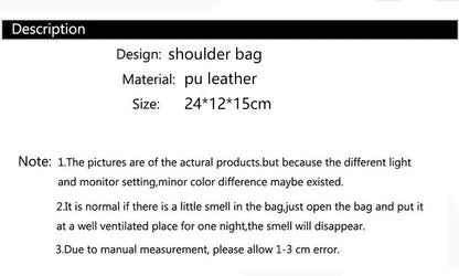 Vintage PU Leather Crossbody Bag For Women Compact Purse - Smarsty