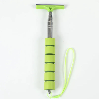 Car Rearview Mirror Wiper Cleaning Tool Auto Glass Mist Cleaner Scraper Car Accessories Handle Telescopic Window Cleaning Brush