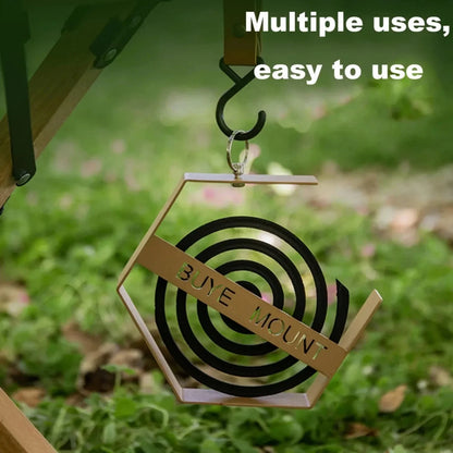 Outdoor Mosquito Coil Tray Camping Tools Tourist Hiking Mosquito Coil Holder Camping Supplies Hanging Mosquito Coil Holder