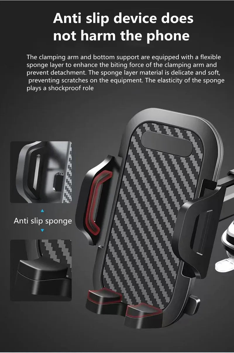 Universal Car Phone Holder With 360 Degree Rotation Suction - Smarsty