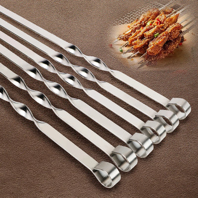 Stainless Steel Barbecue Skewers Set for Easy Cleaning - Smarsty