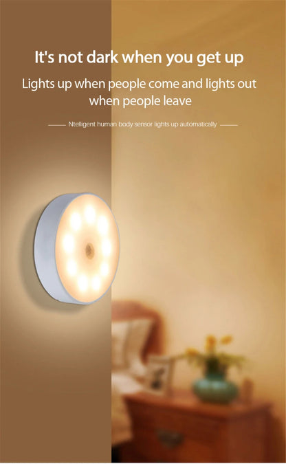 LED Smart Night Lamp with Human Body Sensor - Smarsty