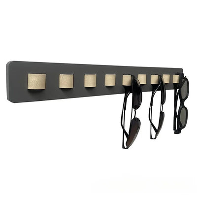 Wooden Eyeglass Storage Rack Wall Mounted Eyeglass Rack Household Sunglasses Sunglasses Storage Rack Glasses Display by Smarsty