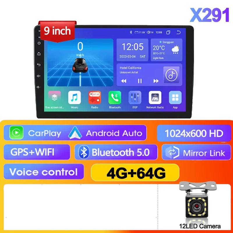 Universal Android 13 Car Stereo Seven Inch GPS Navigation - Smarsty