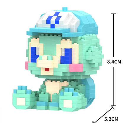 DIY Pokemon Blocks Small Cartoon Mini Building Block Pikachu Charizard Eevee Mewtwo Anime Assemble Action Model Dolls Toys by Smarsty