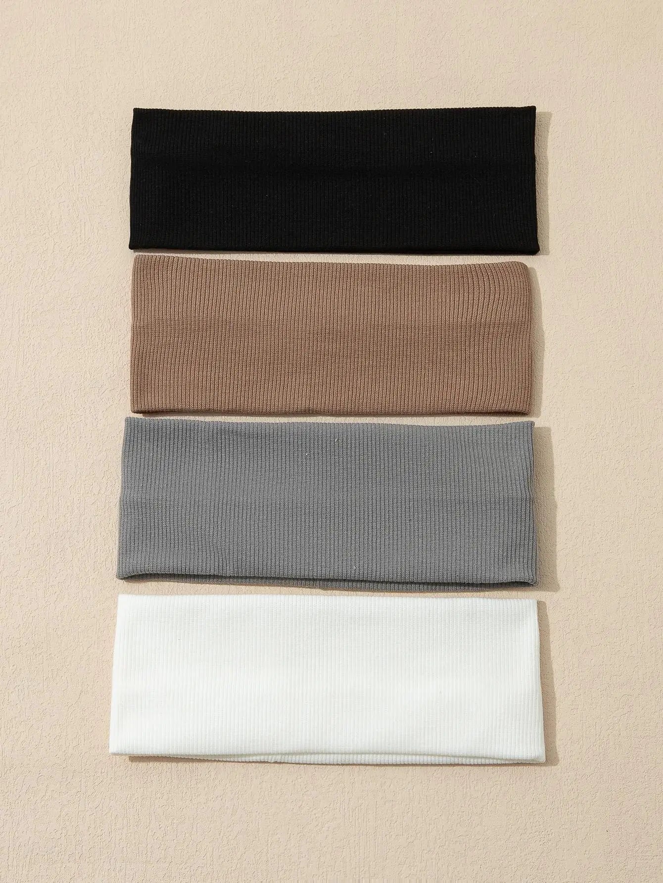 Women Elastic Hair Bands Set Soft Stretchy Headbands - Smarsty