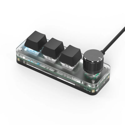 RGB Macropad Keyboard With Hot Swap 3 Keys And Knob - Smarsty