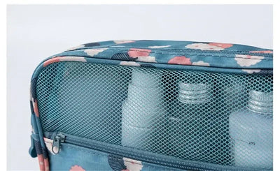 Waterproof Cosmetic Bag Travel Pouch With Hook Organizer - Smarsty