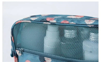 Waterproof Cosmetic Bag Travel Pouch With Hook Organizer - Smarsty