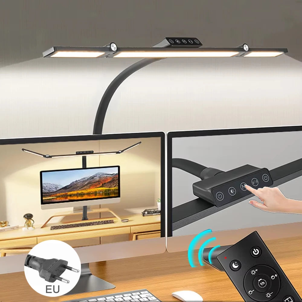Home Office LED Desk Lamp with Stepless Dimming - Smarsty