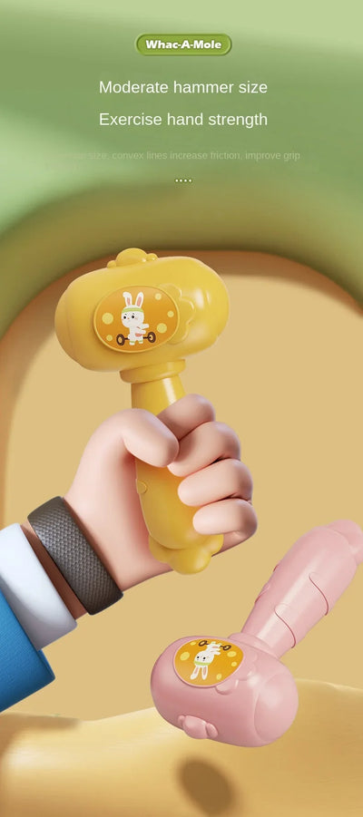 Cartoon Montessori Baby Toys Toddler Educational Birthday Gift Animal Theme Knocking Game Parent Child Board Hammering Game - Smarsty