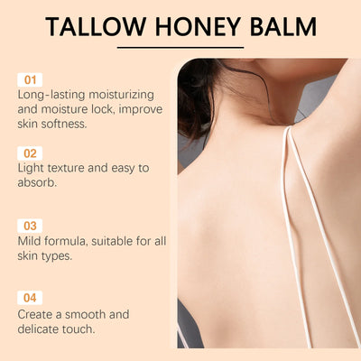 Tallow Honey Cream Hydrating Moisturizer for Elasticity - Smarsty