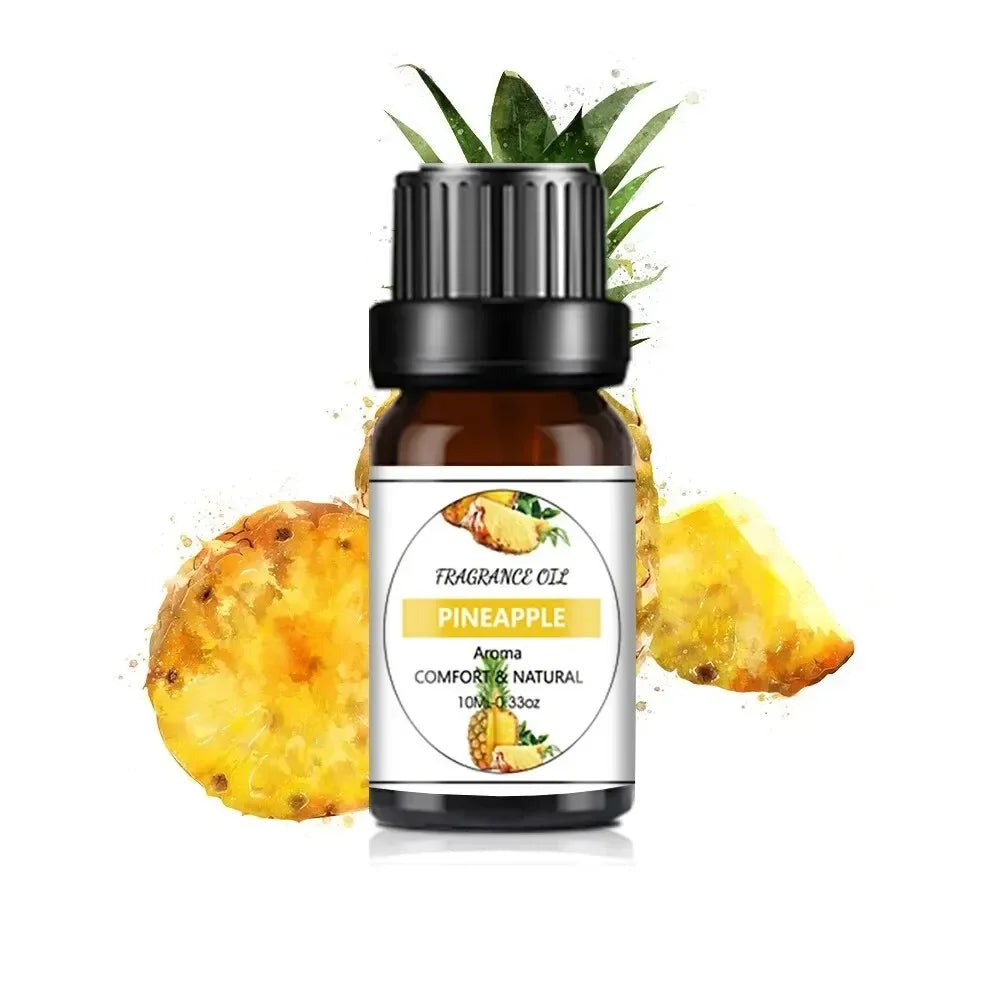 10Ml Essential Oil Fruit Flavor Natural Plant Making Diffuser Essential Oil Mango Pineapple Flavoring Oil for DIY Soap Candles - Smarsty