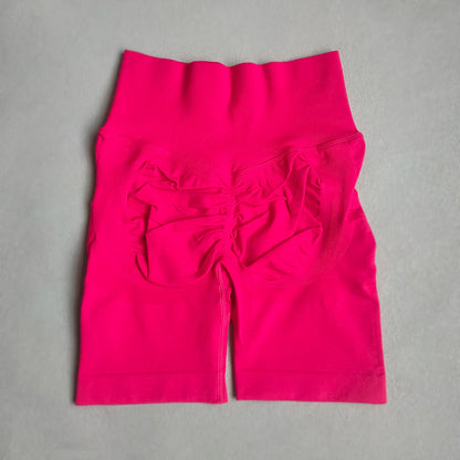 Yoga Shorts Women Sports Shorts Seamless Gym Workout Shorts High Waist Push Up Fitness Sports Shorts Cycling Shorts - Smarsty
