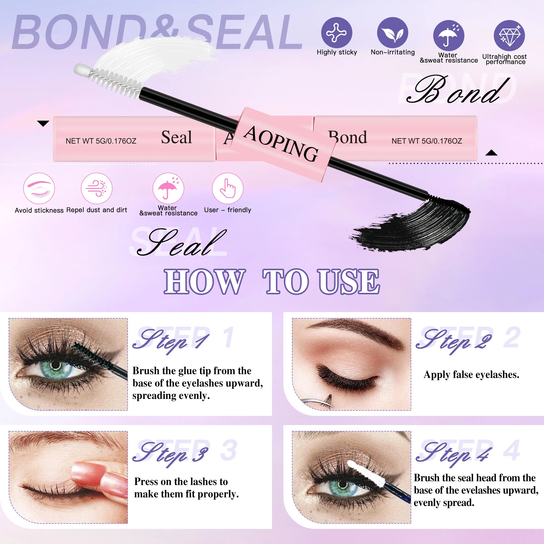 DIY False Eyelashes with Application Tools for All Styles - Smarsty
