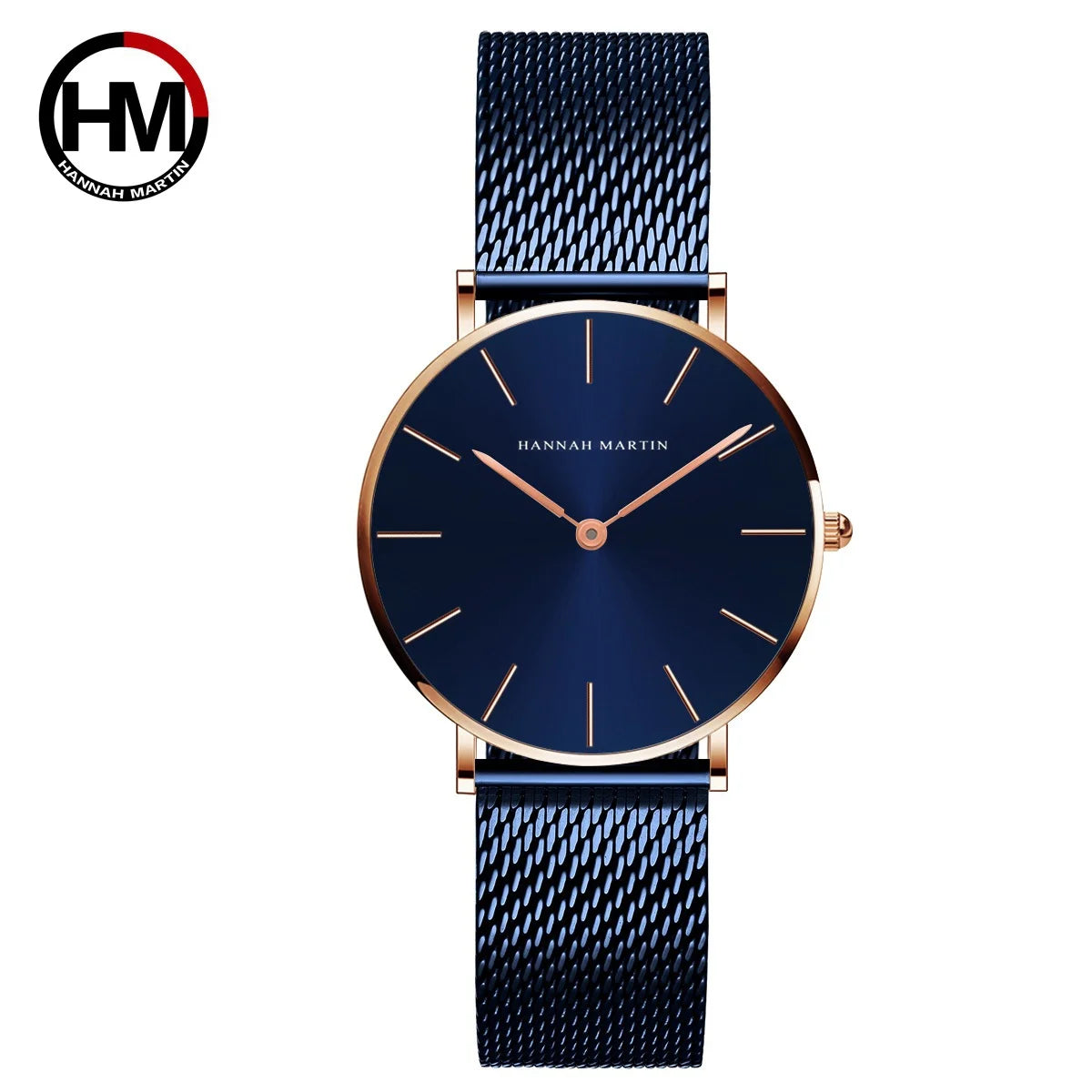Rose Gold Women's Bracelet Watch with Japan Quartz Movement - Smarsty