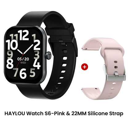 Haylou S6 Smartwatch With HD Display And Fitness Tracking - Smarsty