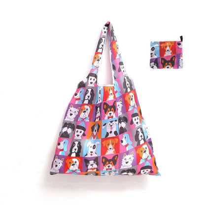 Foldable Shopping Bag Large Capacity Lightweight Tote - Smarsty