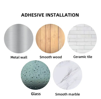 Adhesive Stainless Steel Paper Towel Holder for Easy Storage - Smarsty