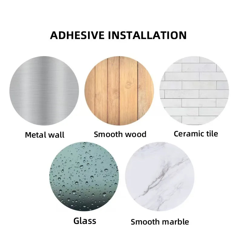 Adhesive Stainless Steel Paper Towel Holder for Easy Storage - Smarsty