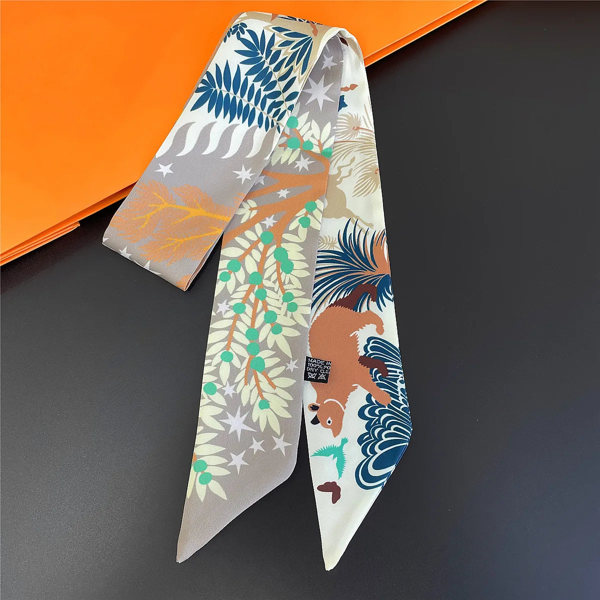 Women Long Scarf and Hair Tie Multifunctional Bandana - Smarsty