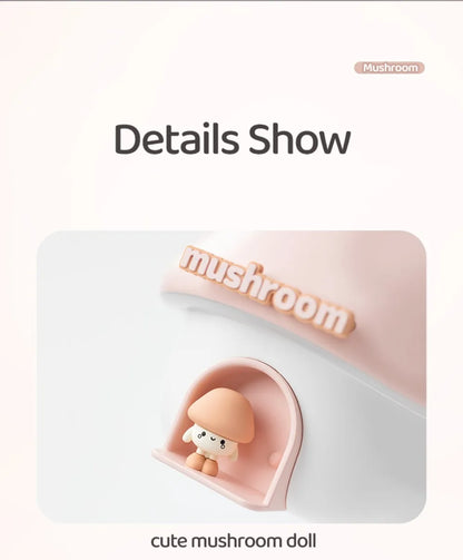Cartoon Air Humidifier 300ml Mini Essential Oil Aroma Diffusers Colorful Lighting Cute Mushroom House Home Ultrasonic Humidifier - Smarsty