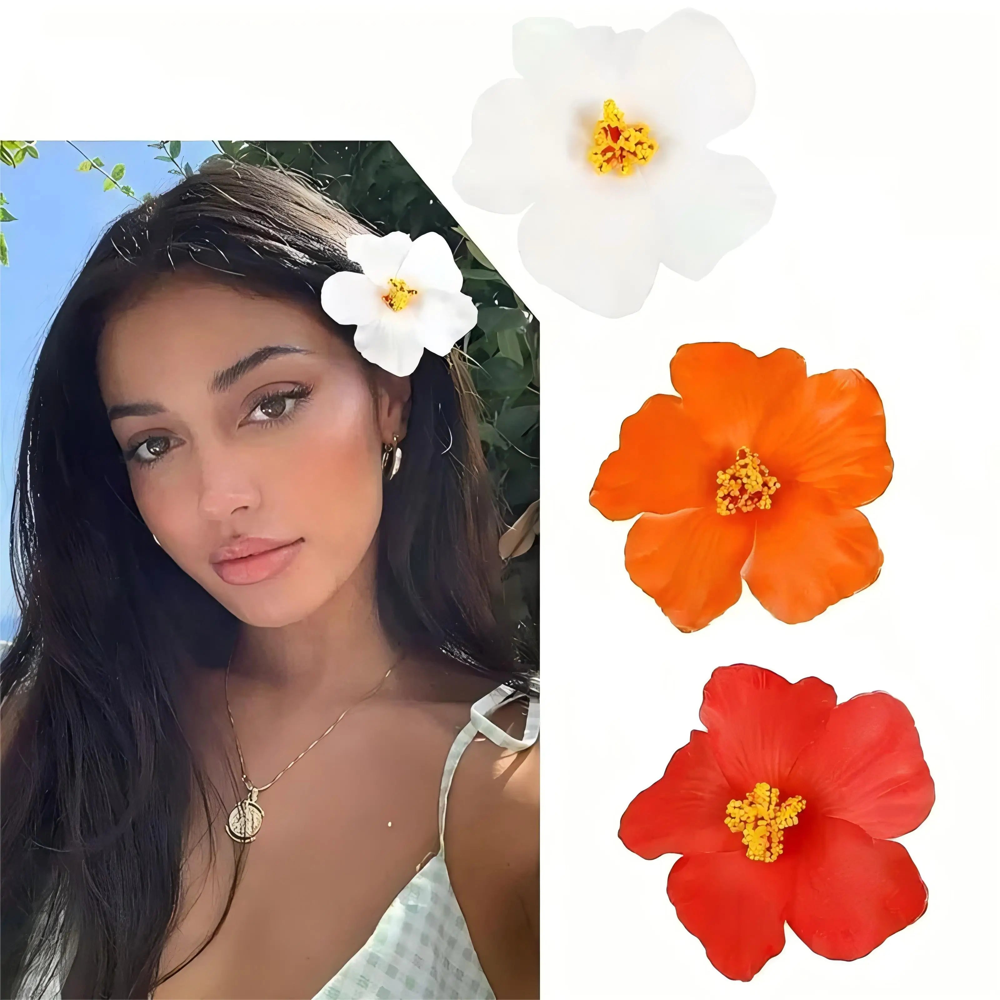 Bohemian Style Lace Hair Clips for Seaside Photos - Smarsty