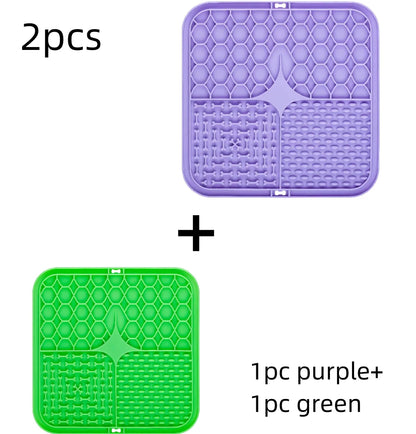 Silicone Pet Lick Mat for Slow Feeding Dogs - Smarsty
