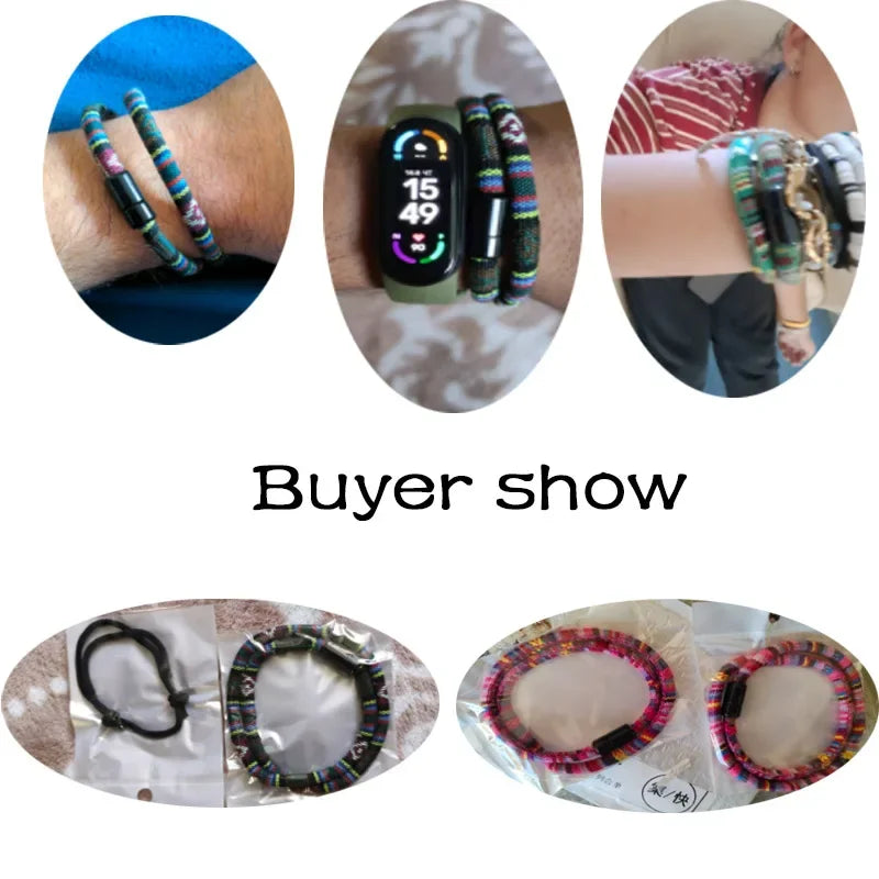 Men's Bohemia Rope Bracelet for Adventure and Survival - Smarsty